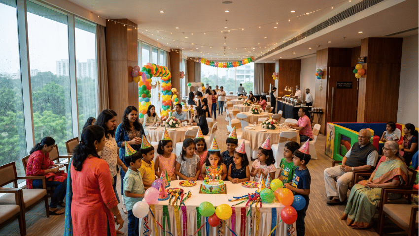 Rain Friendly Birthday Party Venues in Bangalore